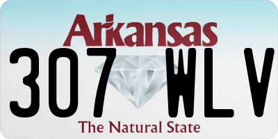 AR license plate 307WLV