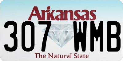 AR license plate 307WMB