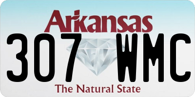 AR license plate 307WMC