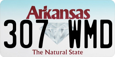 AR license plate 307WMD