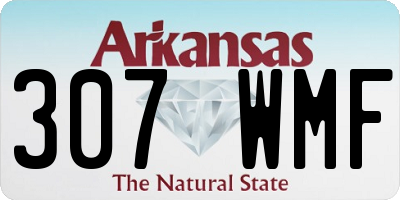 AR license plate 307WMF