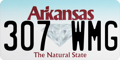 AR license plate 307WMG