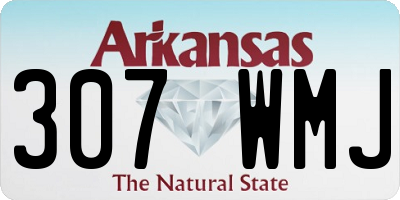 AR license plate 307WMJ