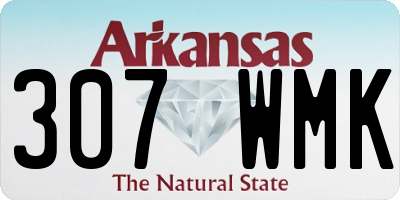 AR license plate 307WMK