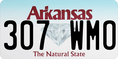 AR license plate 307WMO