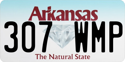 AR license plate 307WMP