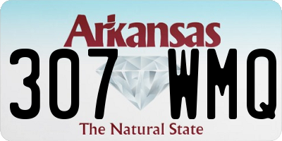 AR license plate 307WMQ