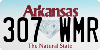 AR license plate 307WMR
