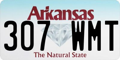 AR license plate 307WMT