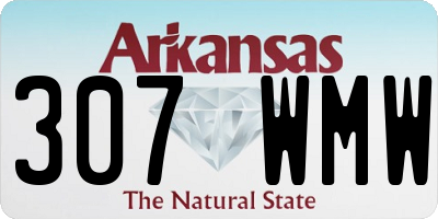 AR license plate 307WMW