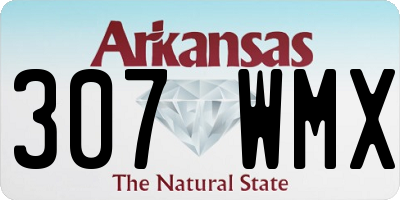 AR license plate 307WMX