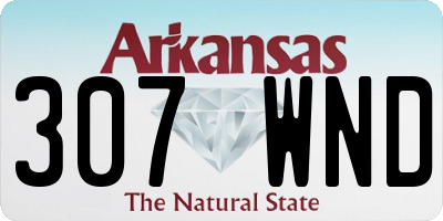 AR license plate 307WND