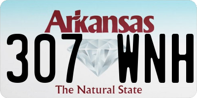 AR license plate 307WNH