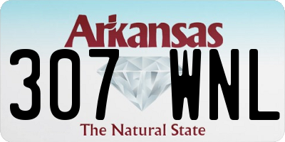 AR license plate 307WNL