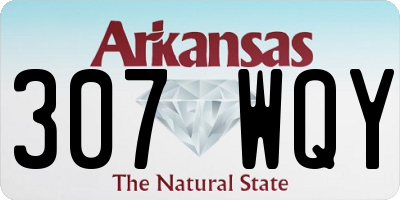 AR license plate 307WQY