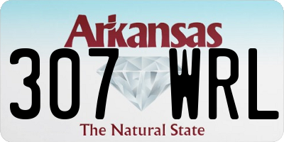 AR license plate 307WRL