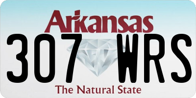 AR license plate 307WRS