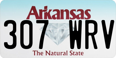 AR license plate 307WRV