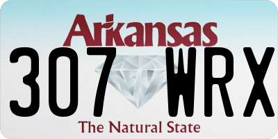 AR license plate 307WRX