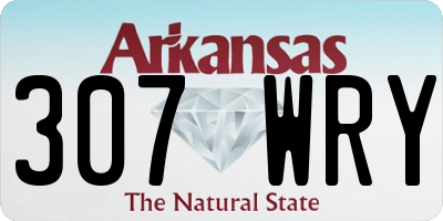 AR license plate 307WRY