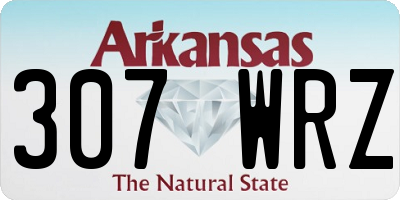AR license plate 307WRZ