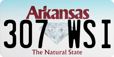 AR license plate 307WSI