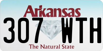 AR license plate 307WTH