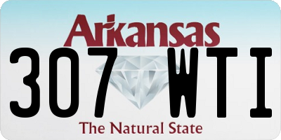 AR license plate 307WTI