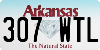 AR license plate 307WTL