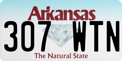AR license plate 307WTN
