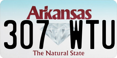 AR license plate 307WTU
