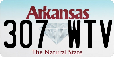 AR license plate 307WTV