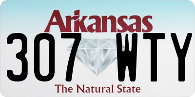 AR license plate 307WTY
