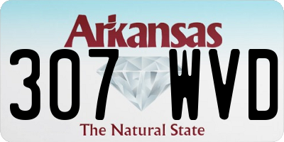 AR license plate 307WVD