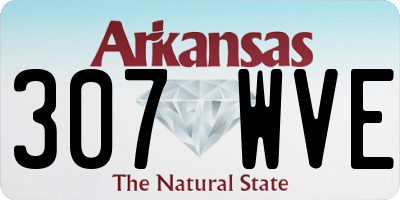 AR license plate 307WVE