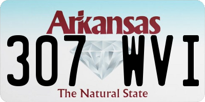 AR license plate 307WVI