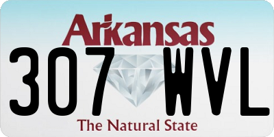 AR license plate 307WVL
