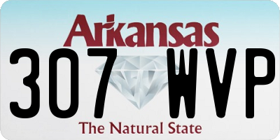 AR license plate 307WVP