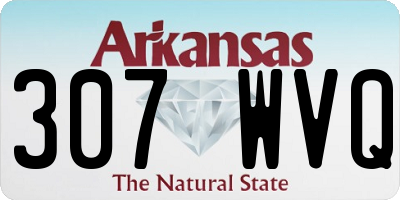 AR license plate 307WVQ