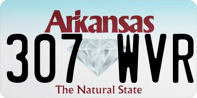 AR license plate 307WVR