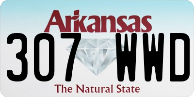 AR license plate 307WWD