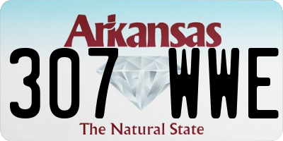 AR license plate 307WWE