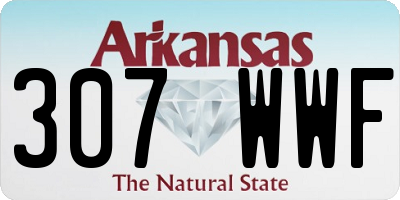 AR license plate 307WWF