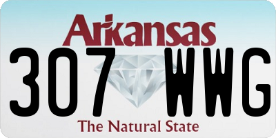 AR license plate 307WWG