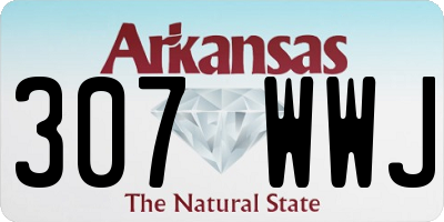 AR license plate 307WWJ