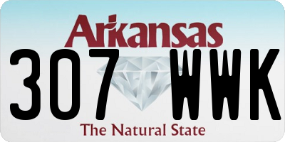 AR license plate 307WWK