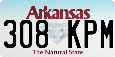 AR license plate 308KPM