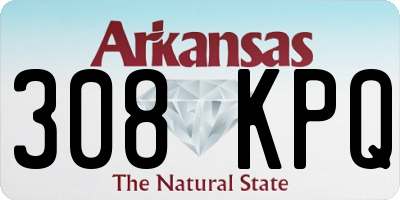 AR license plate 308KPQ