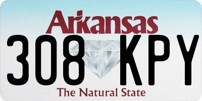 AR license plate 308KPY