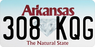 AR license plate 308KQG